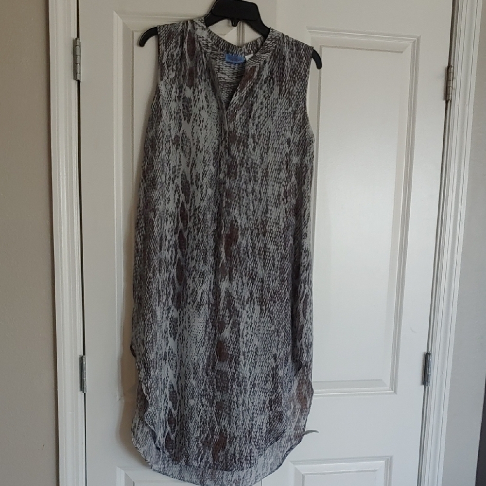 Acrobat Washable Silk Sleeveless Dress. New